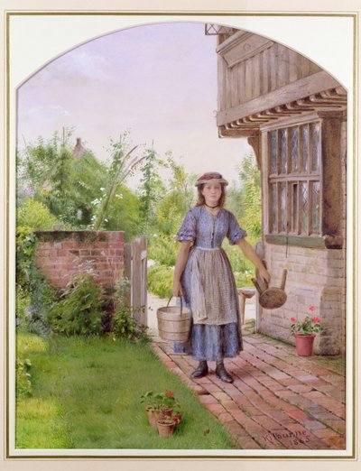 Die junge Milchmädchen von George Goodwin Kilburne